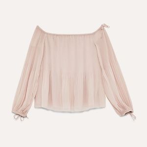 Aritzia Wilfred Talence Off the Shoulder Blouse S